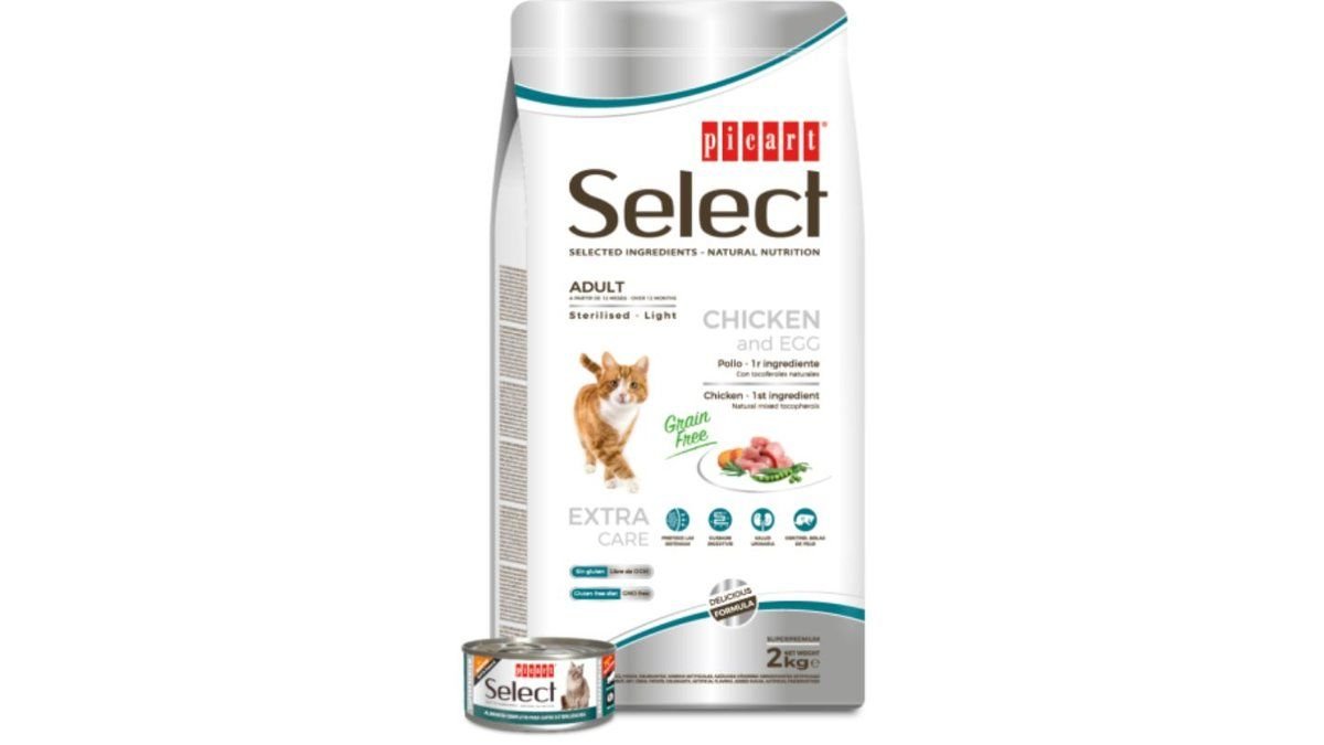 Picart Select Cat Sterilised Chicken And Eggs 2kg