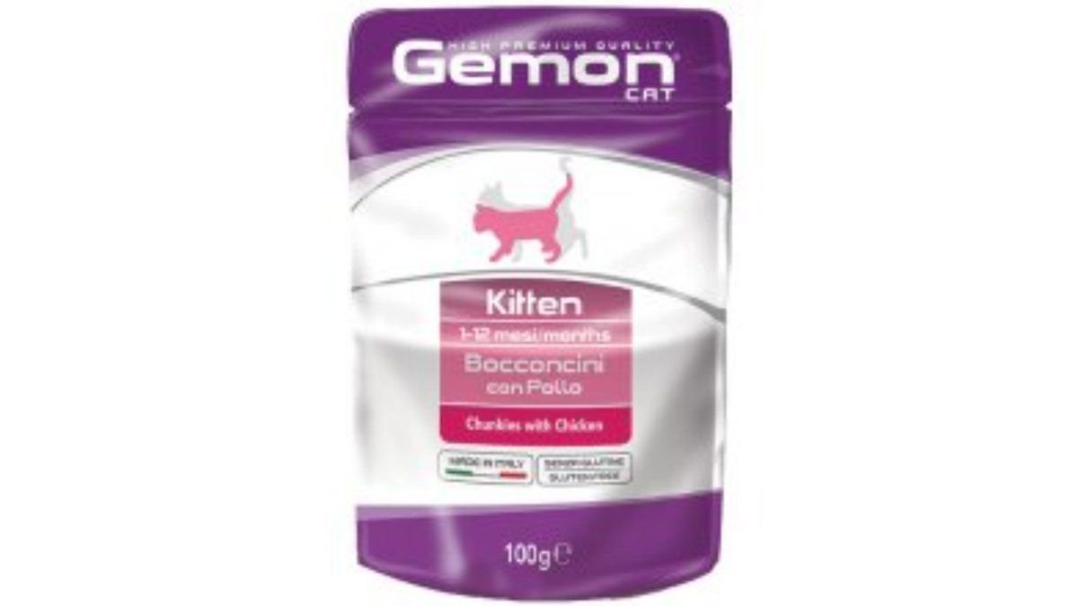 Gemon Cat Kitten Chicken Pouch 100g