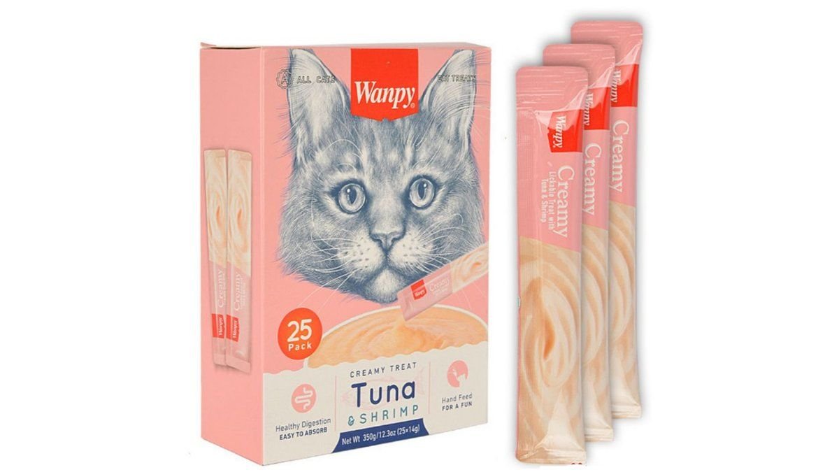 Wanpy Box Creamy Lickables Tuna Shrimp 350g