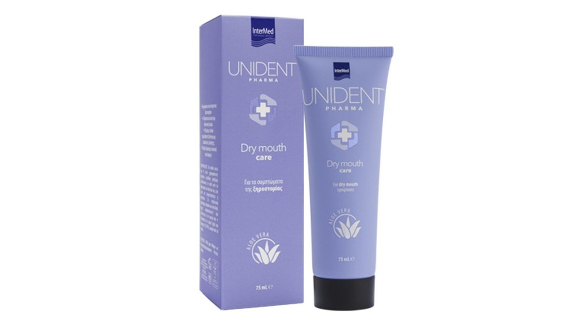 Intermed Unident Pharma Dry Mouth Care Toothpaste, 75ml | Marios ...