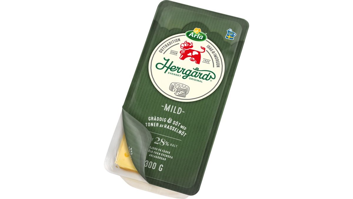 Herrgårdsost Skivad 28% 300g - Arla Ko | ICA Kvantum Hammarö | Wolt