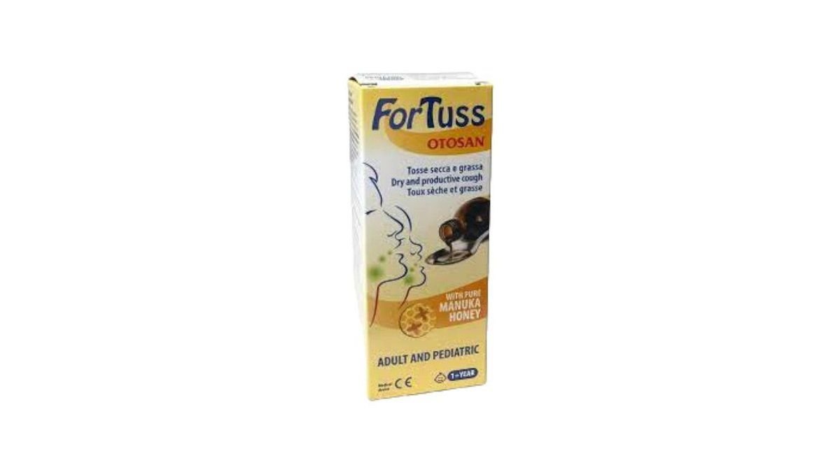 Otosan® Fortuss Cough Syrup With Manuka Honey Against Dry Cough, 180g X ...