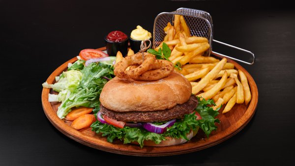 14. Biffburger m/ Løkringer