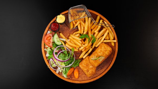 18.Fish & Chips Tallerken