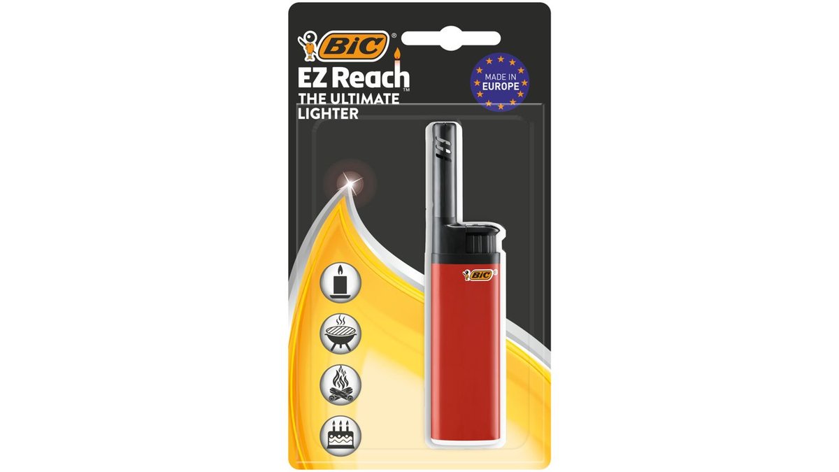 BIC J38 Stabfeuerzeug klein, 1 Stück | REWE Rasic