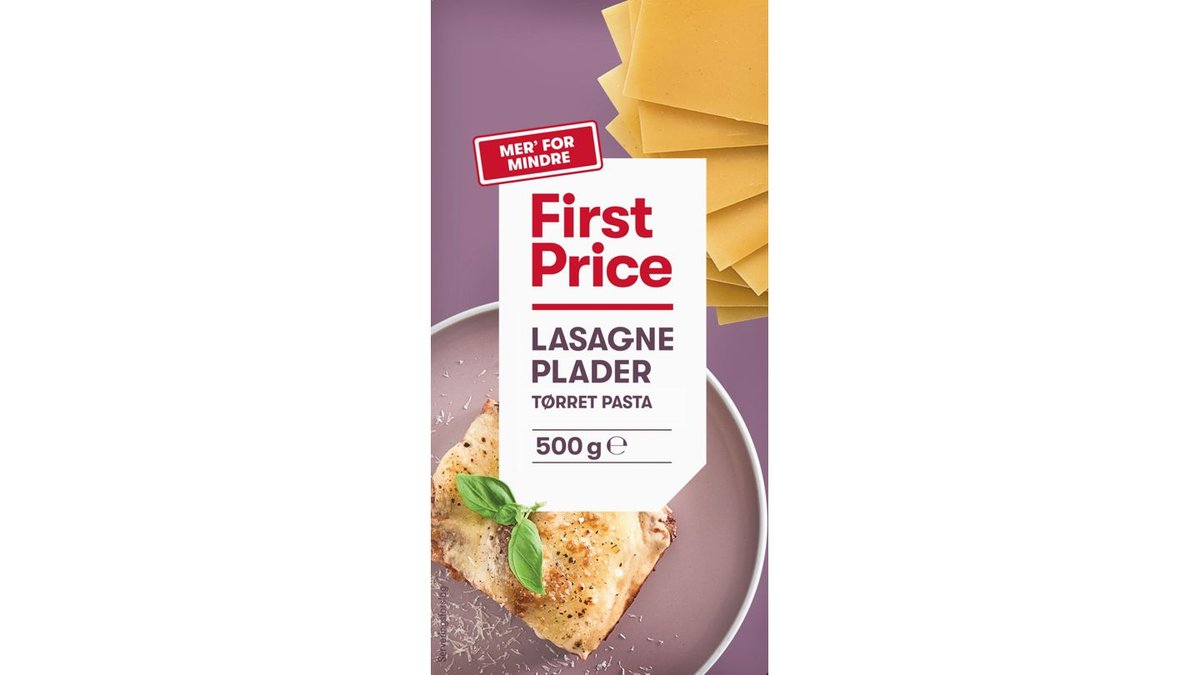 Arrigh lasagneplader 500 g