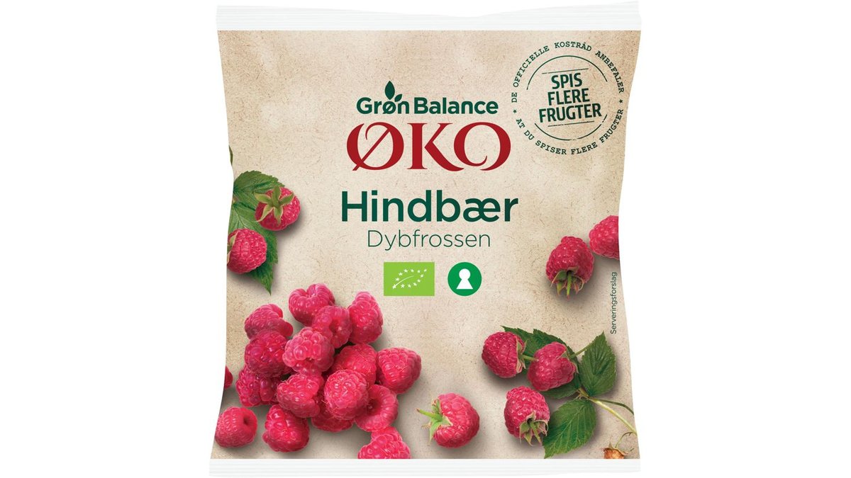 Hindbær øko 125 g