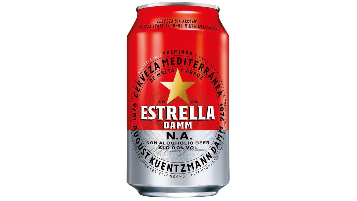 Estrella Damm alkoholiton olut 0,0% 330ml