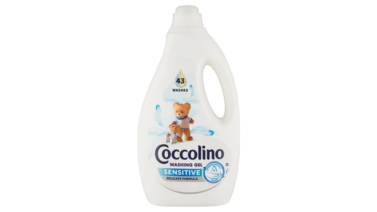 Coccolino Care Sensitive tekutý prací prípravok 43 praní 1,72 l