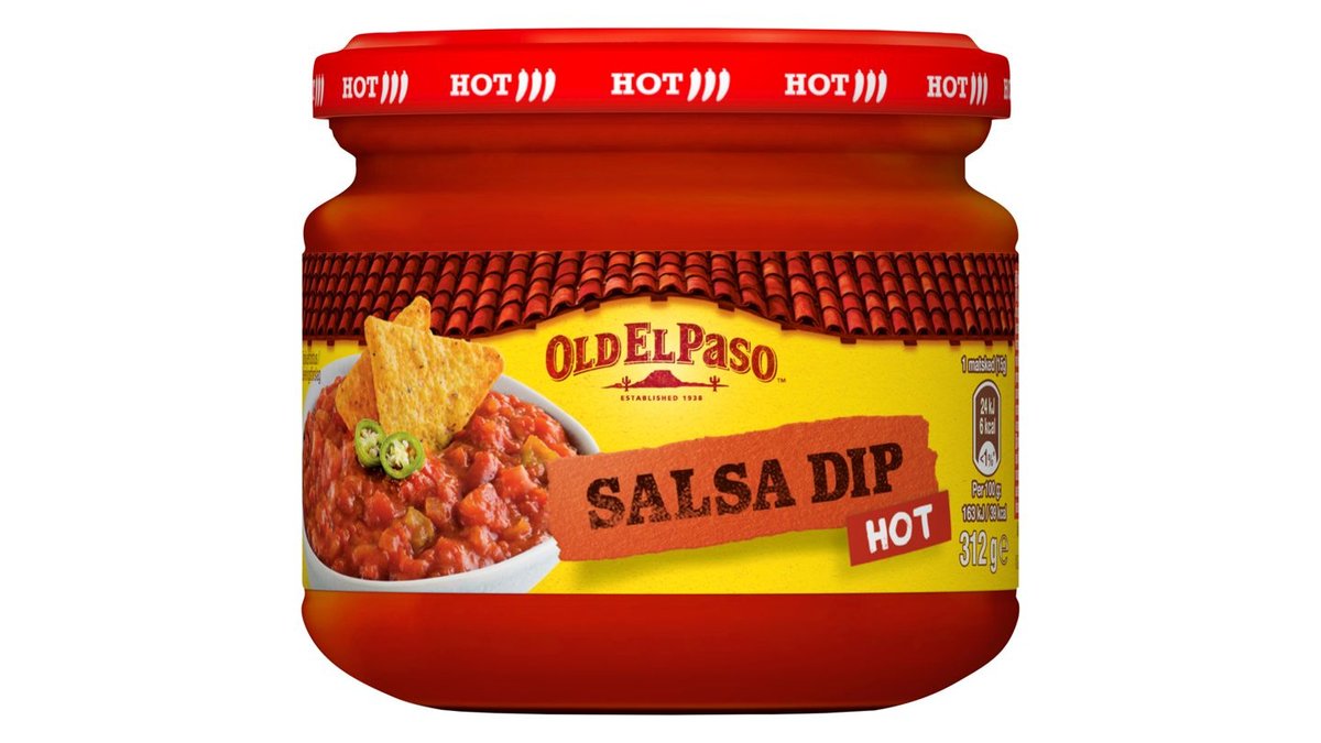 Old El Paso Salsa Dip Hot 312g