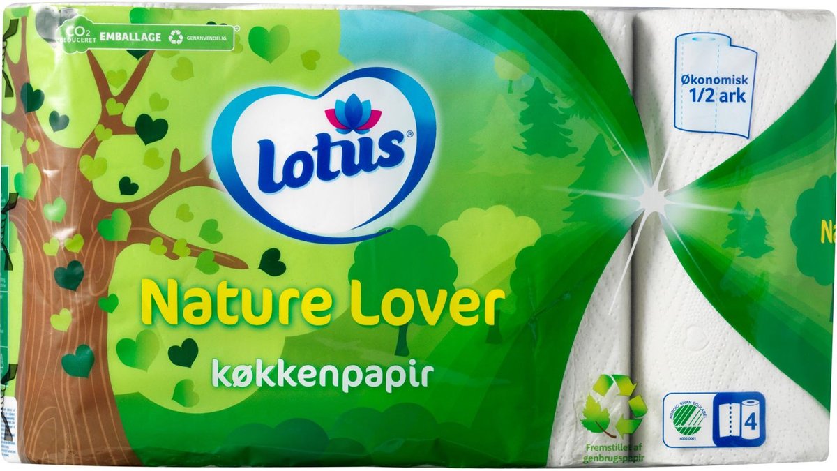 Lotus Nature Lover køkken 100 x 4 rl. 4 stk.