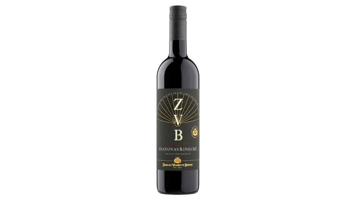 Zámecké Vinařství Bzenec Collection Svatovavřinecké jakostní víno odrůdové červené suché 0,75l
