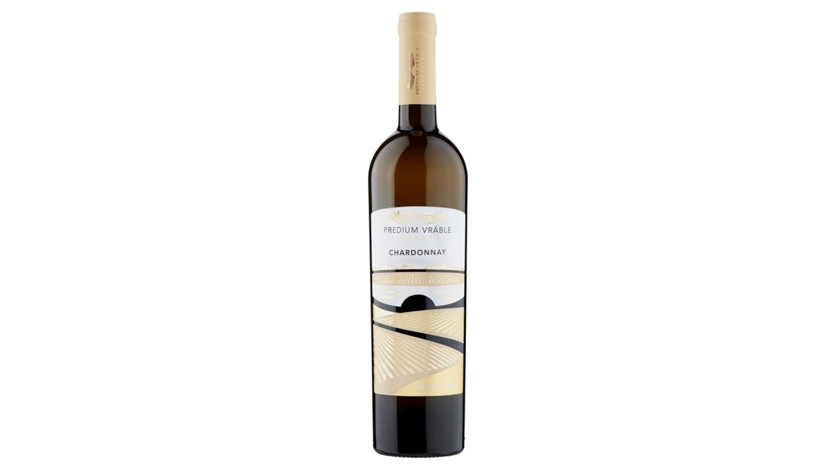 Predium Vráble Chardonnay víno biele suché 0,75 l
