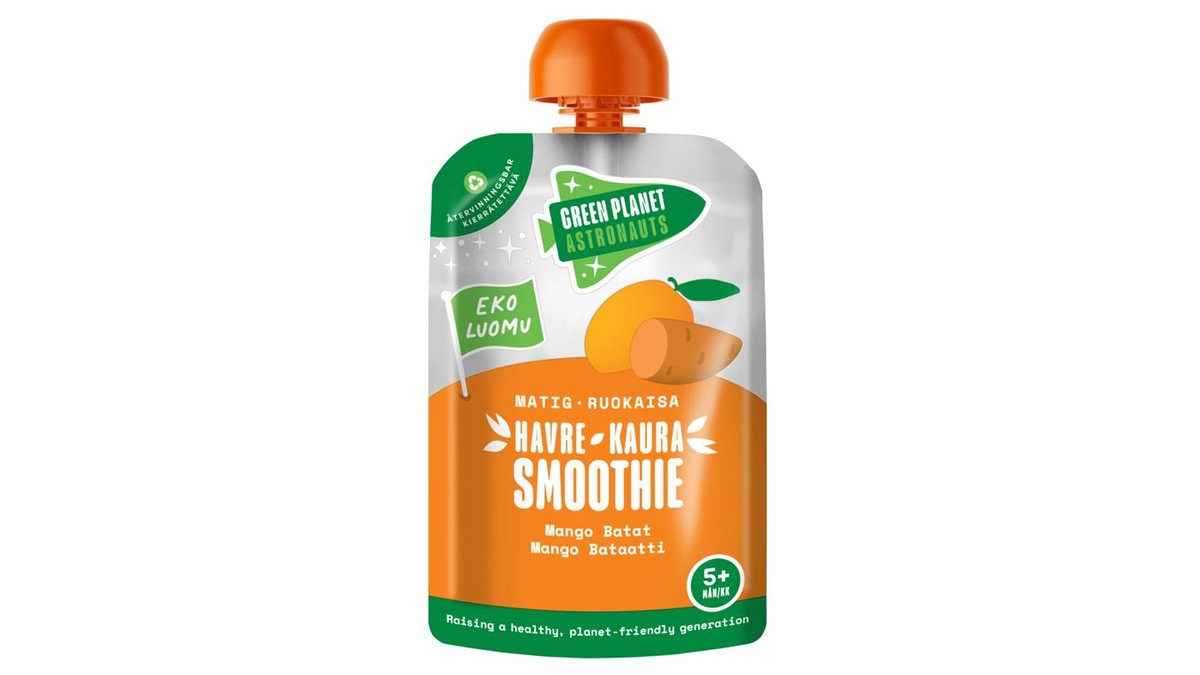 Green Planet Astronauts LUOMU kaurasmoothie mango-bataatti 5kk+ 100g