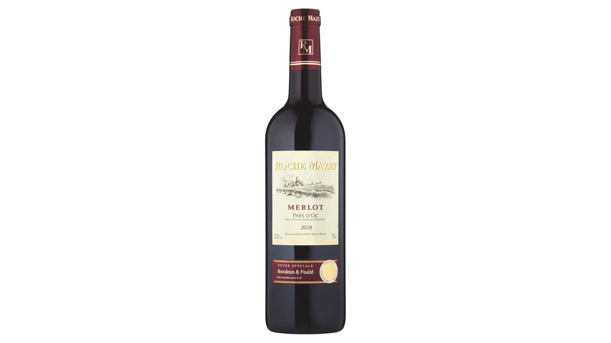 Roche Mazet Merlot Pays D'OC red wine 75cl