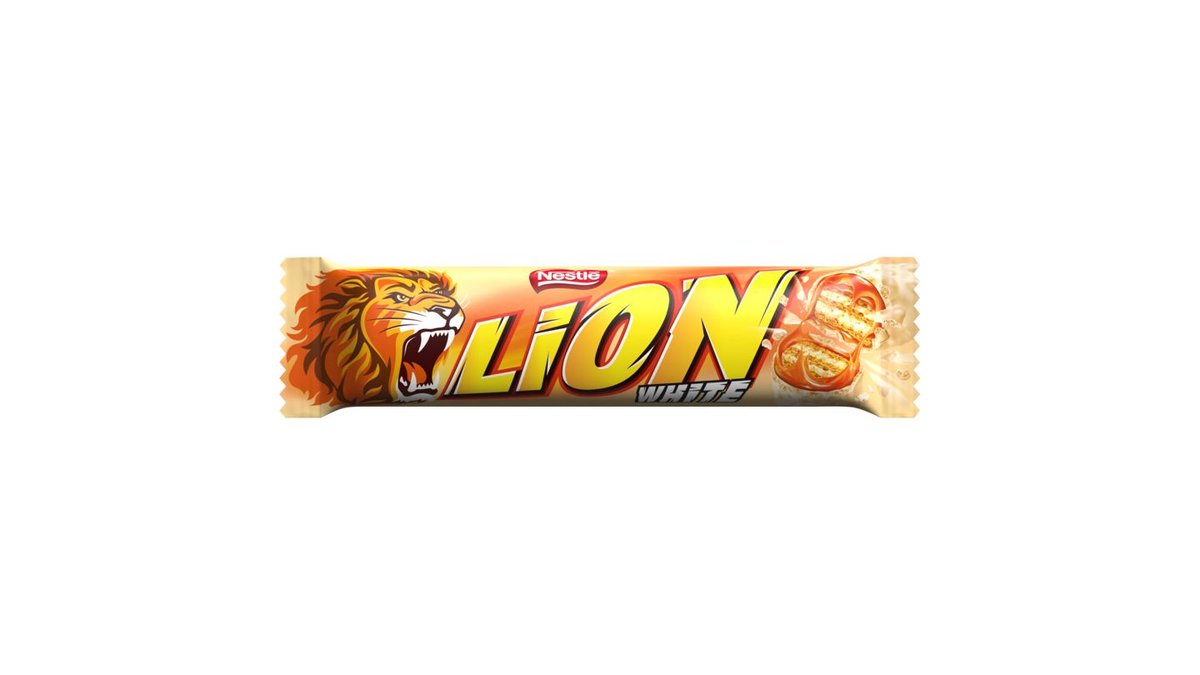 LION WHITE chrumkavá oblátka v bielej poleve 42 g