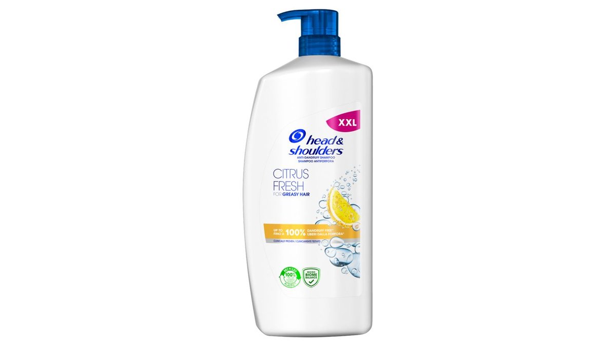 Head & Shoulders Citrus Fresh Šampon Proti Lupům, Pro Vlasy Až 100% Bez Lupů, 900 ml