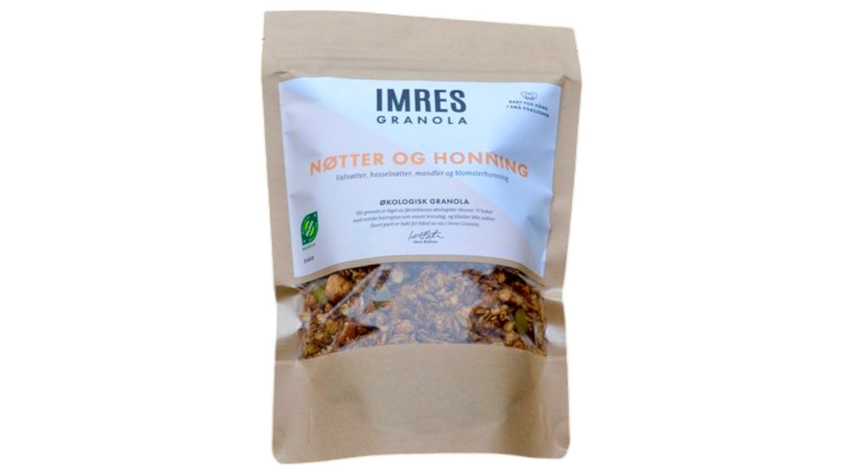 Granola Nøtter og Honning 340g - Imres