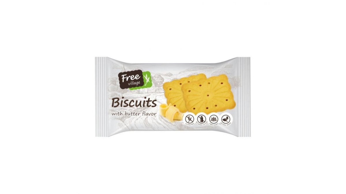 Free Village Gluten free Sušienky s maslovou príchuťou 55 g