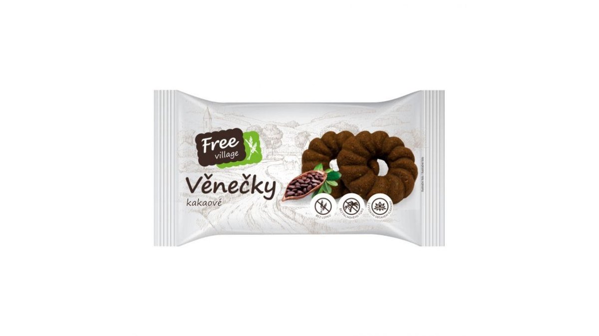 Free Village Gluten free Venčeky kakaové 100 g