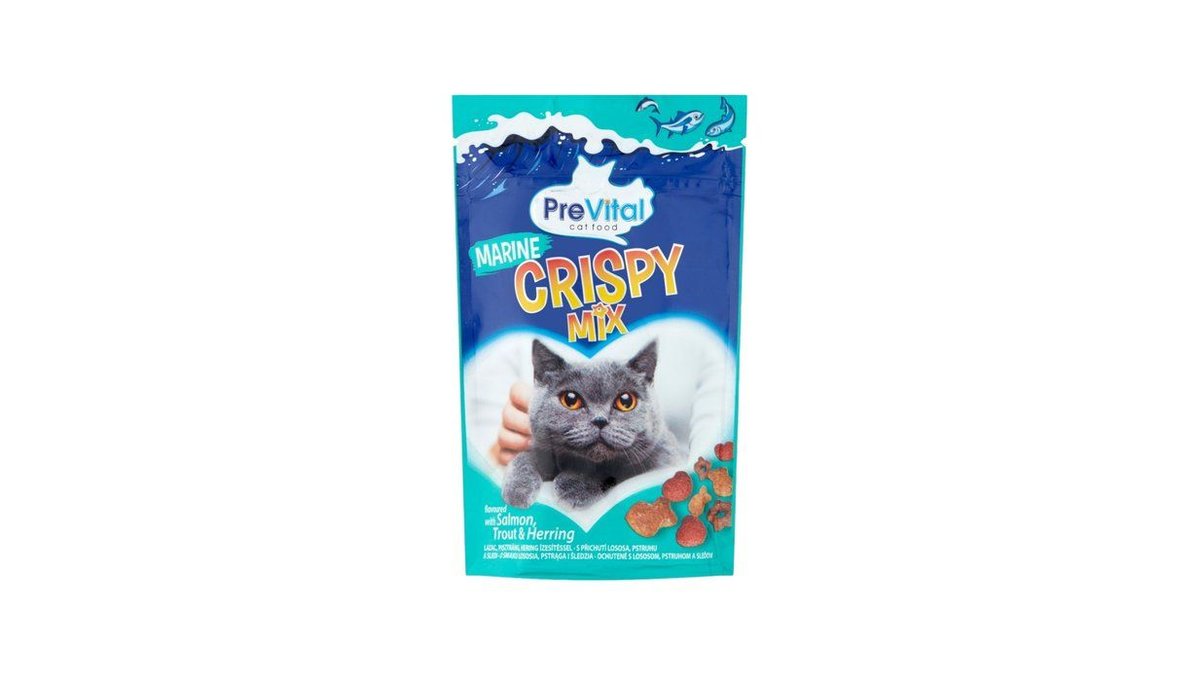 PreVital Snack pre mačky s príchuťou rýb 60g