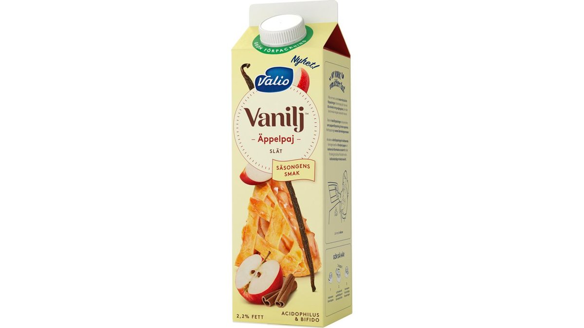 Valio Yoghurt Vanilj Äppelpaj, 1 kg