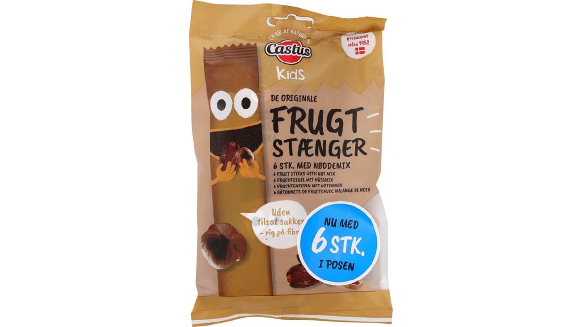 Castus Frugtstænger nøddemix 6 stk.