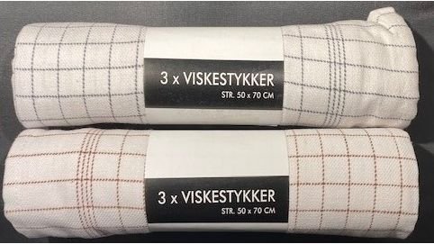 Viskestykker 3 pk 3 stk.