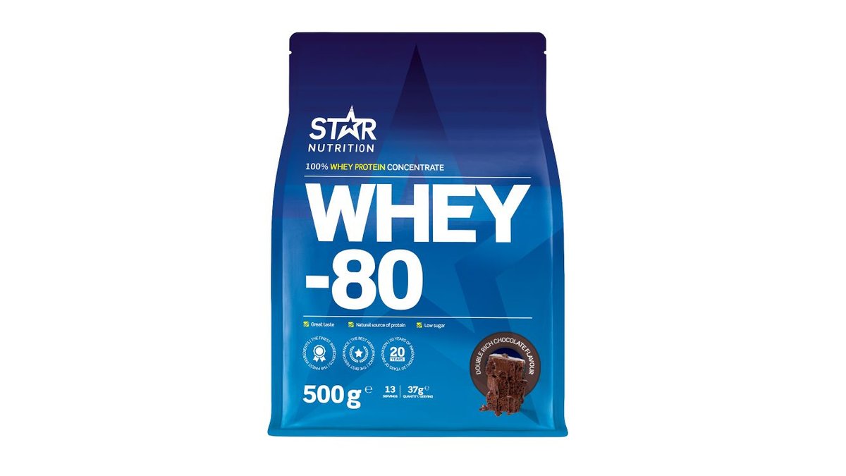 Star Nutrition Whey-80 Double Rich Chocolate 500g