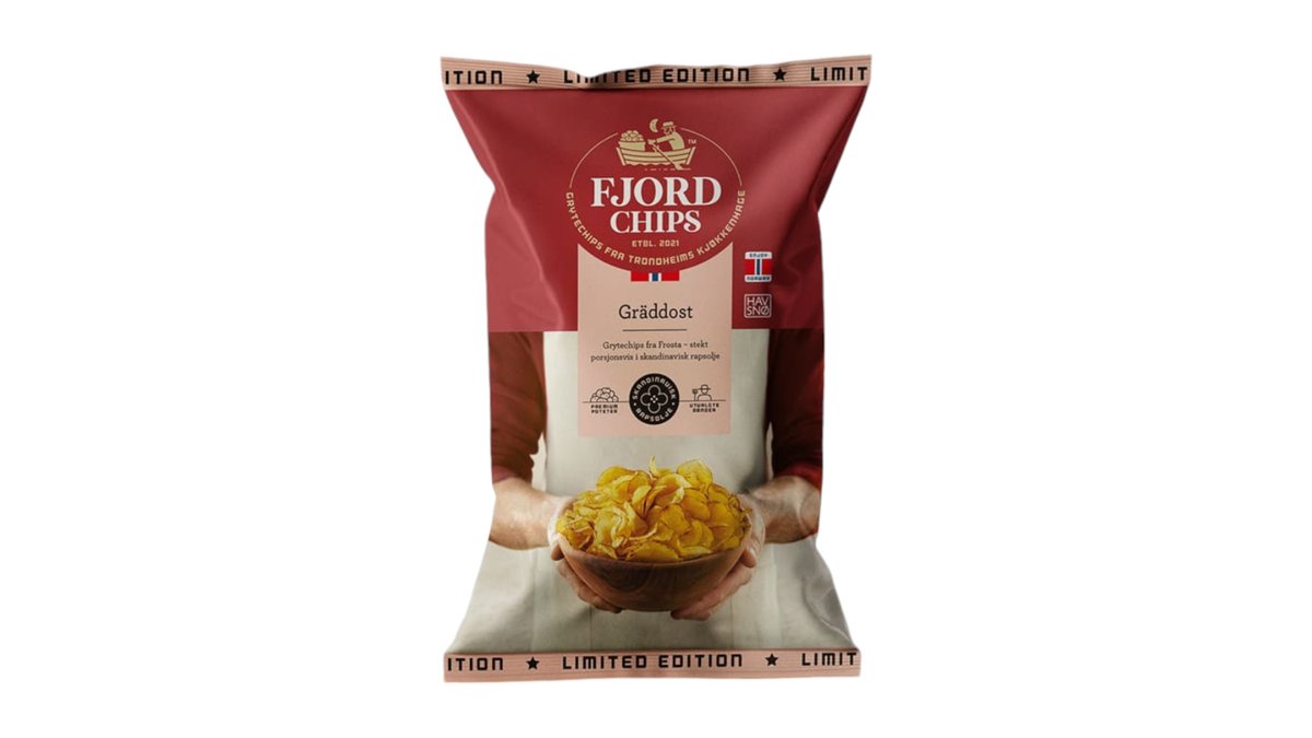 Chips Gräddost 150g - Fjordchips