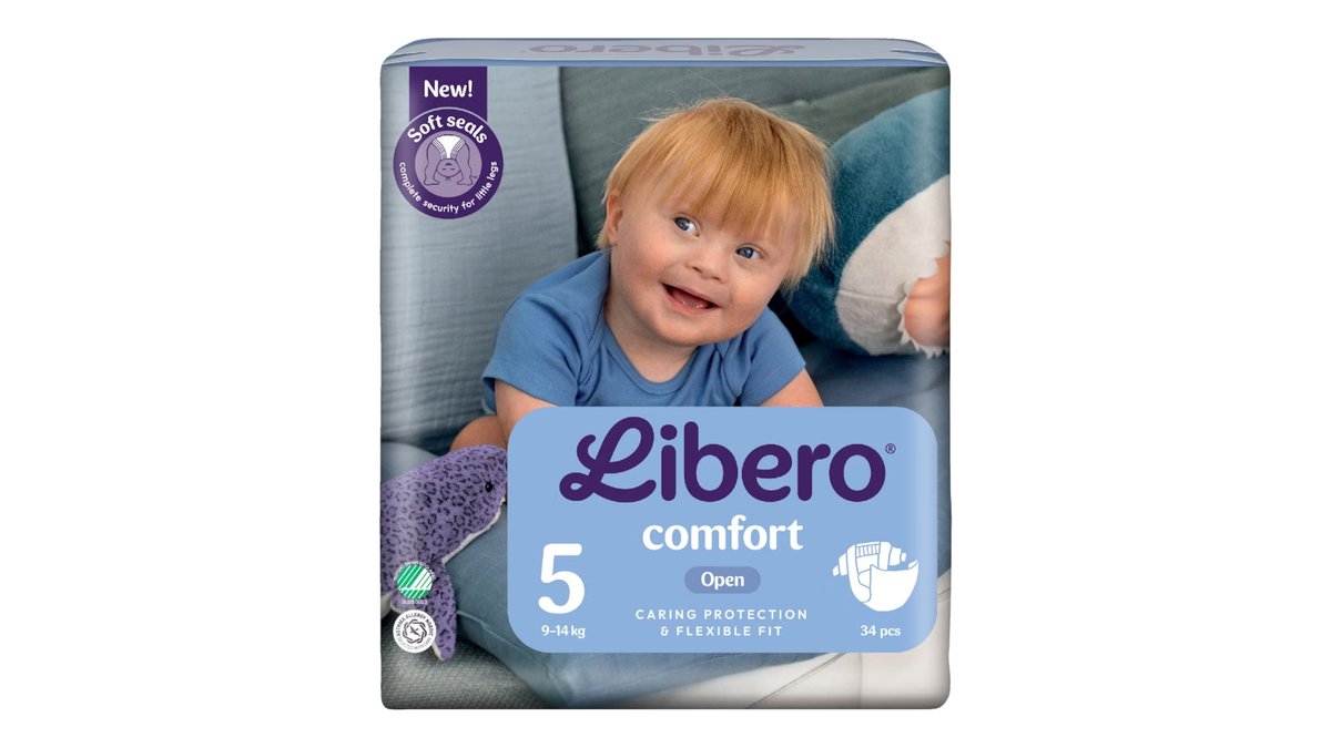 Libero Comfort teippivaippa koko 5, 9-14kg 34kpl