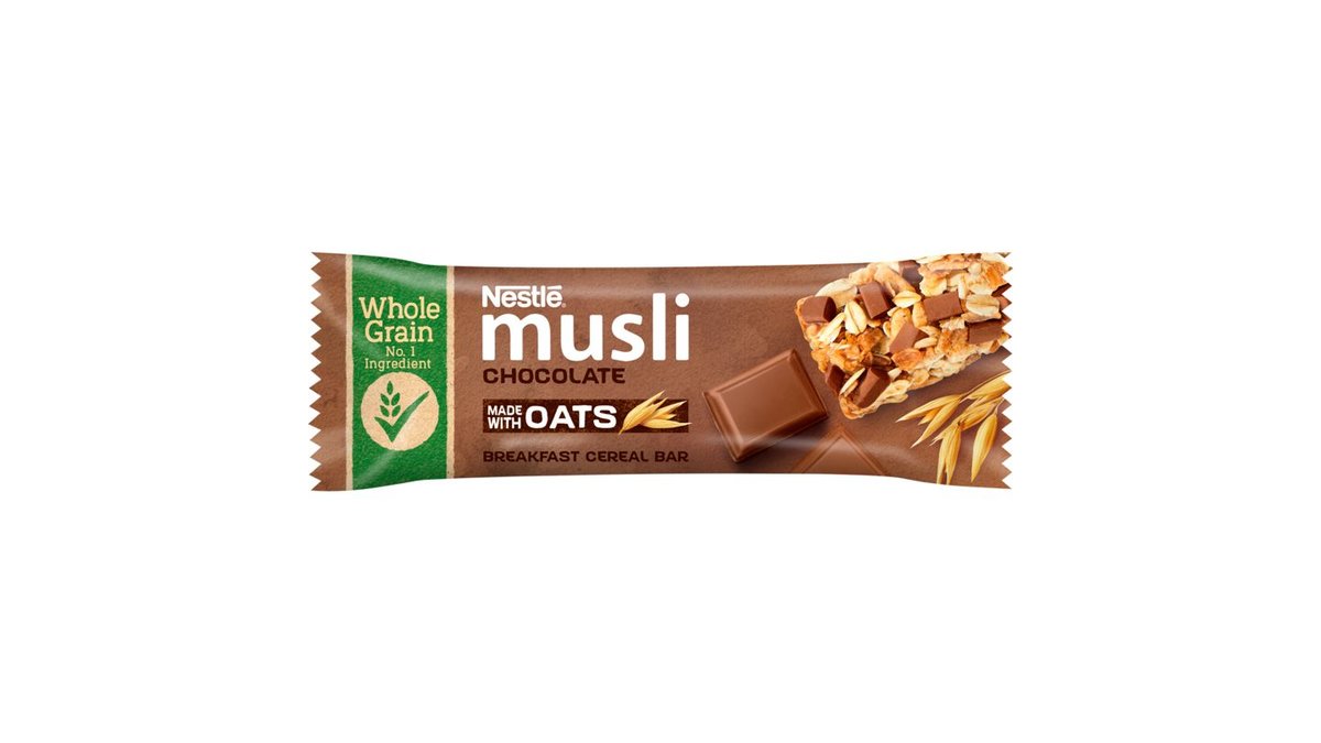 Nestlé Musli Chocolate Płatki śniadaniowe w formie batonika 35 g