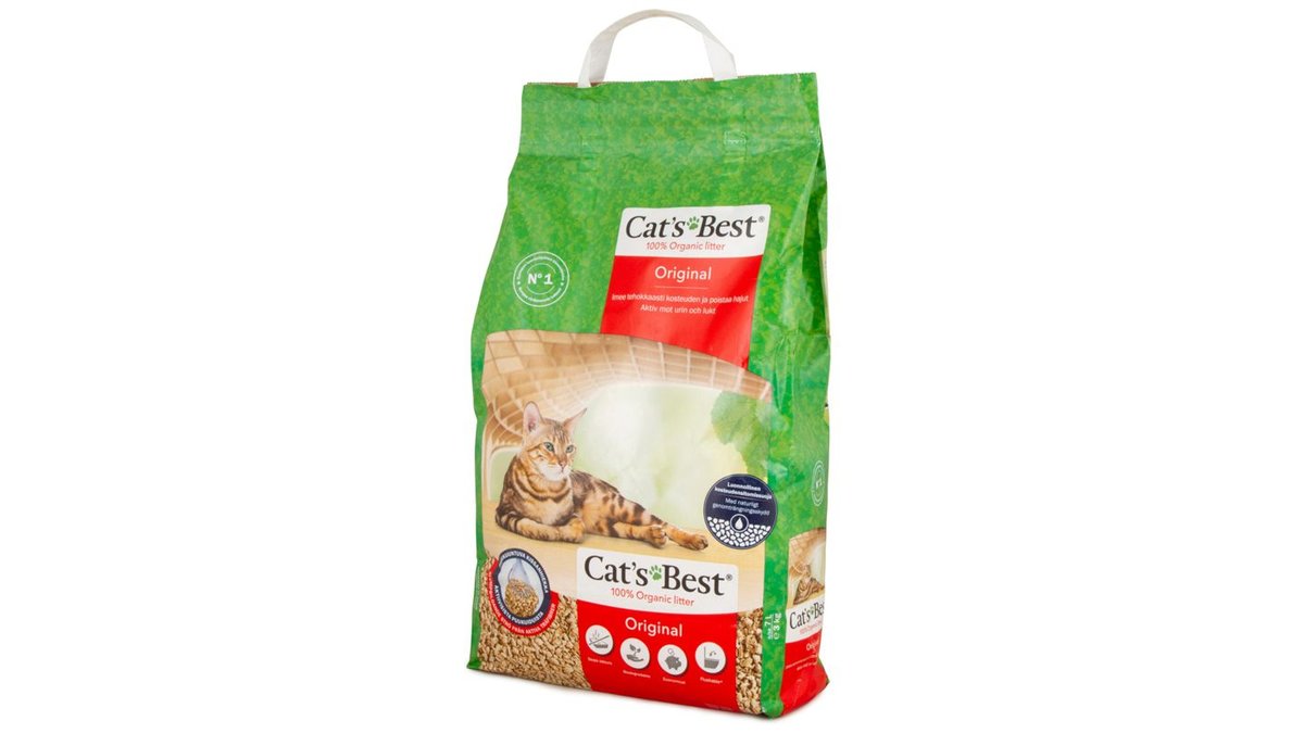 Cat's Best Original paakkuuntuva kissanhiekka 3 kg