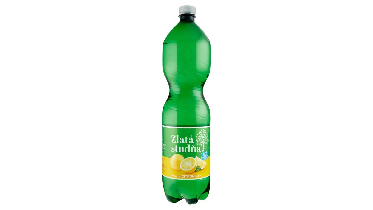 Zlatá Studňa S príchuťou citrón sýtený 1,5 l