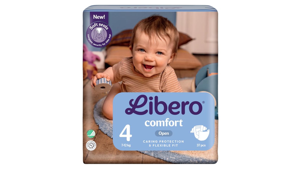 Libero Comfort teippivaippa koko 4, 7-12kg 37kpl