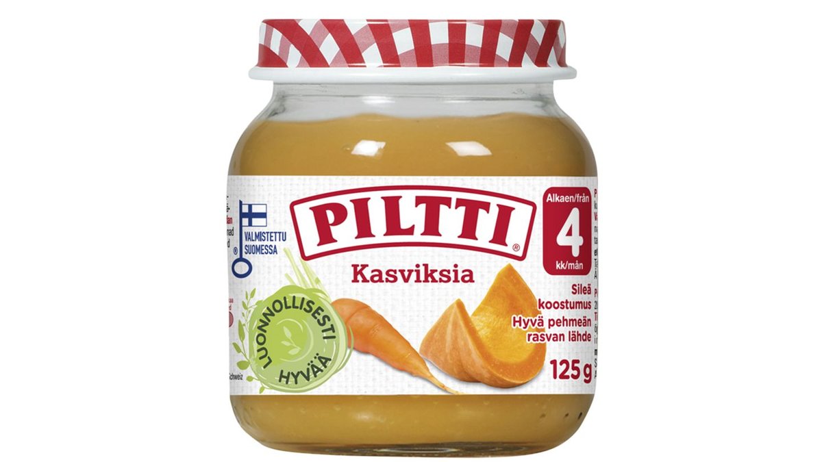 Piltti 125g Kasviksia kasvissose 4kk