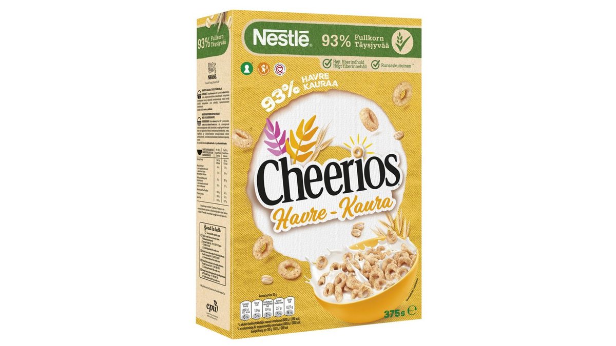 Nestlé Cheerios 375g Kaura täysjyvämuro
