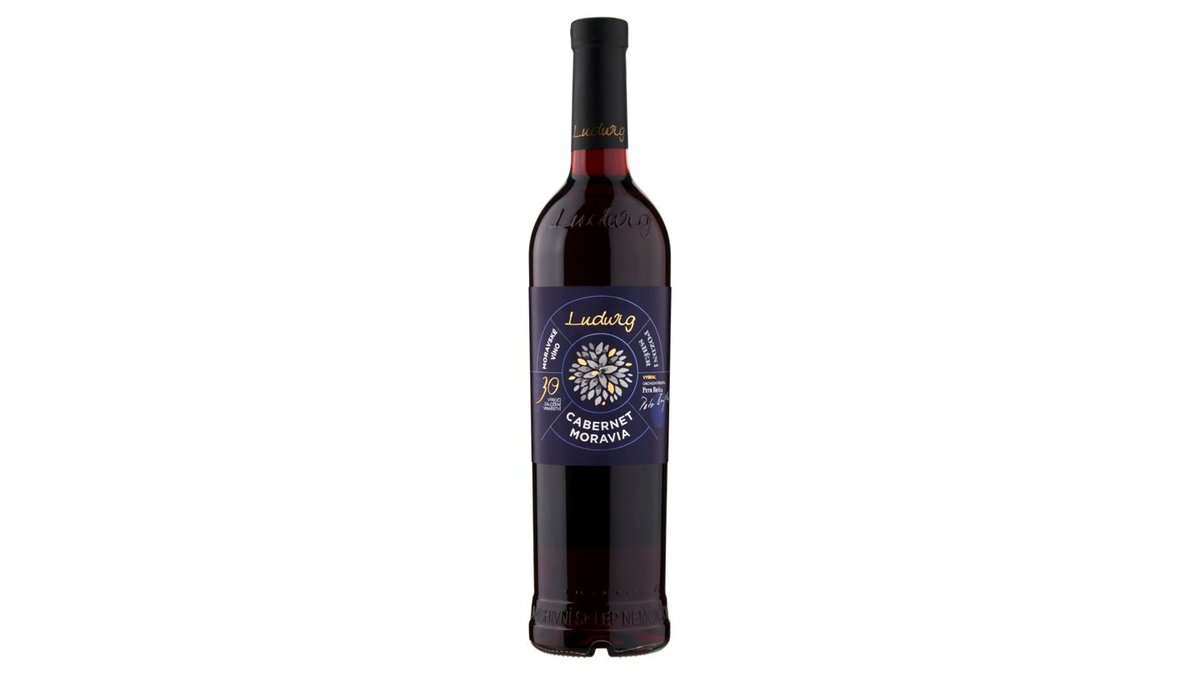 Ludwig 30 Cabernet Moravia jakostní víno s přívlastkem pozdní sběr polosladké 0,75l