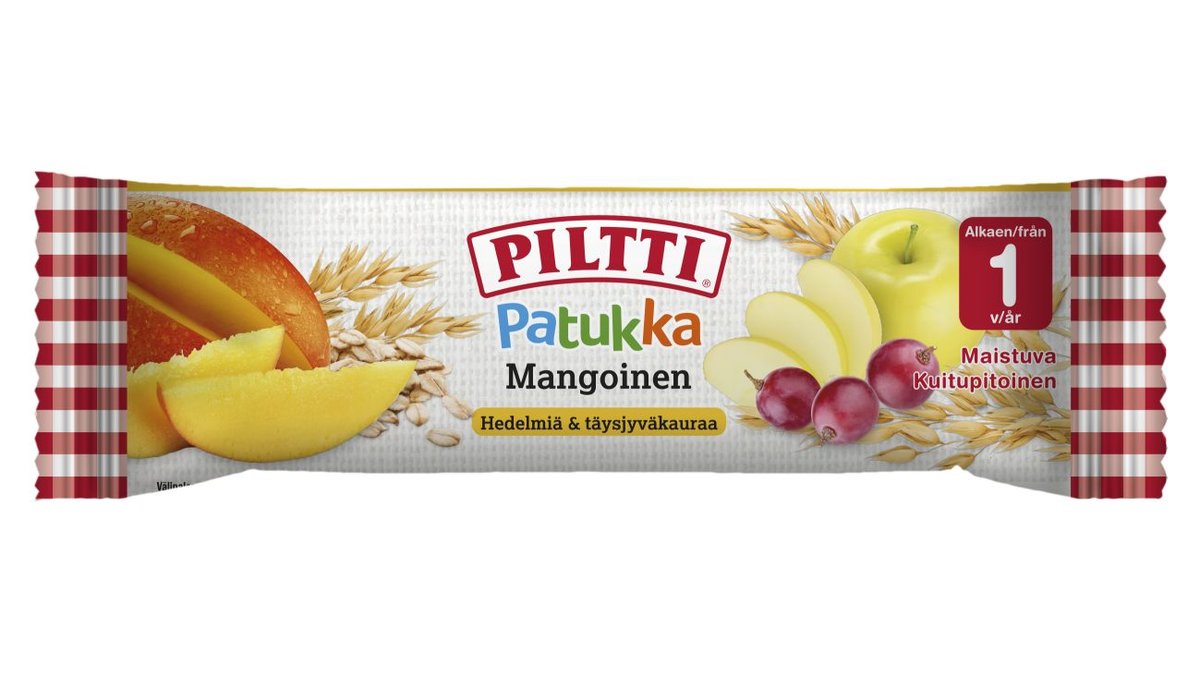 Piltti Mangoinen välipalapatukka 1v 25g