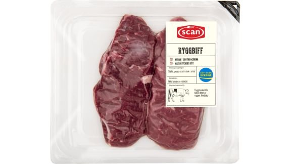 Scan Ryggbiff, 2-pack, 400 g