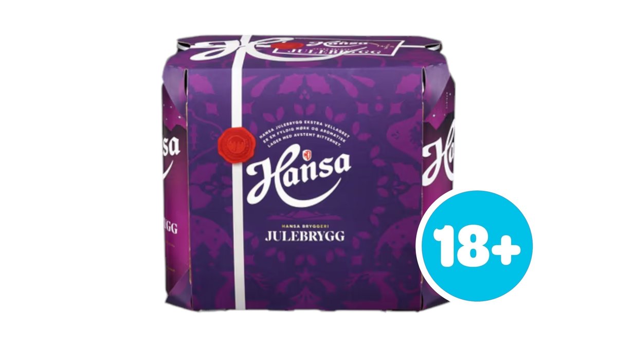 Øl Julebrygg Vellagret 4,5% 6x500ml - Hansa