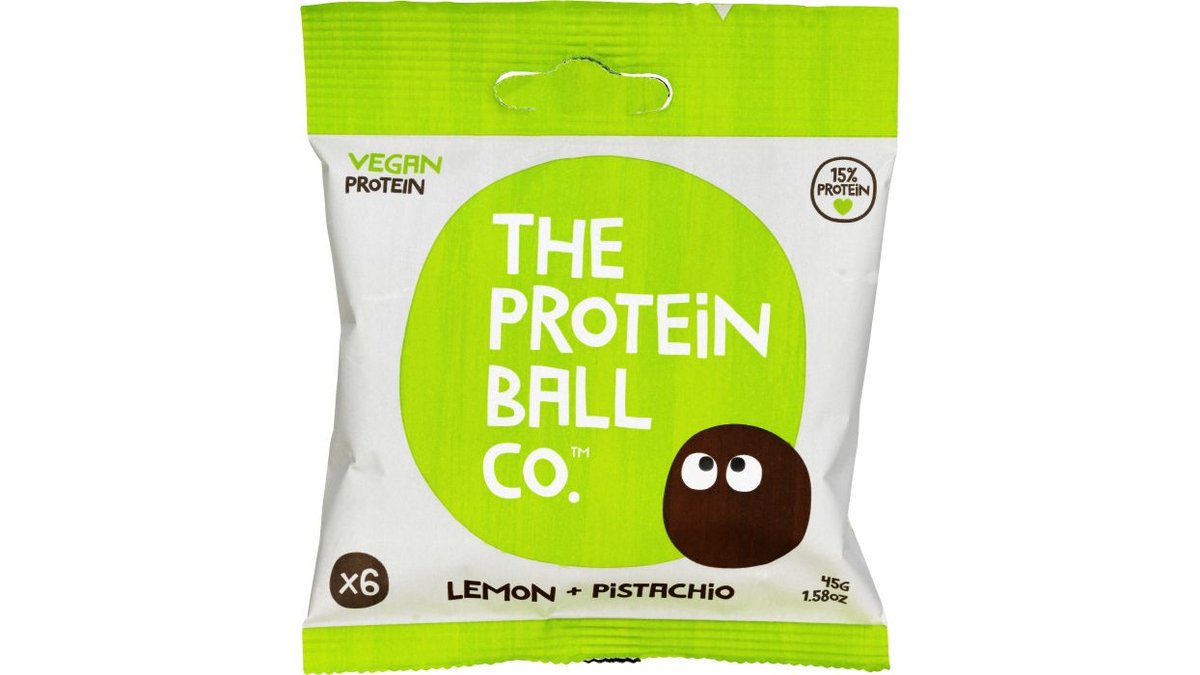 Protein Ball Co. Proteinbolde Citron & Pistacie