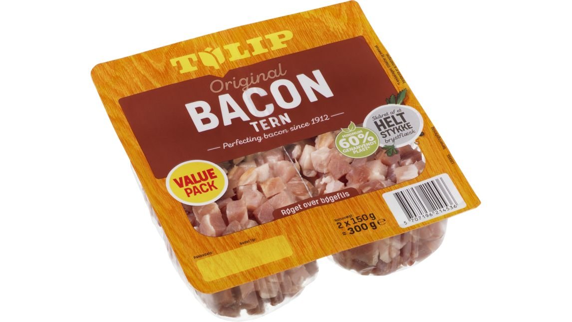 Bacon tern røget 300 g
