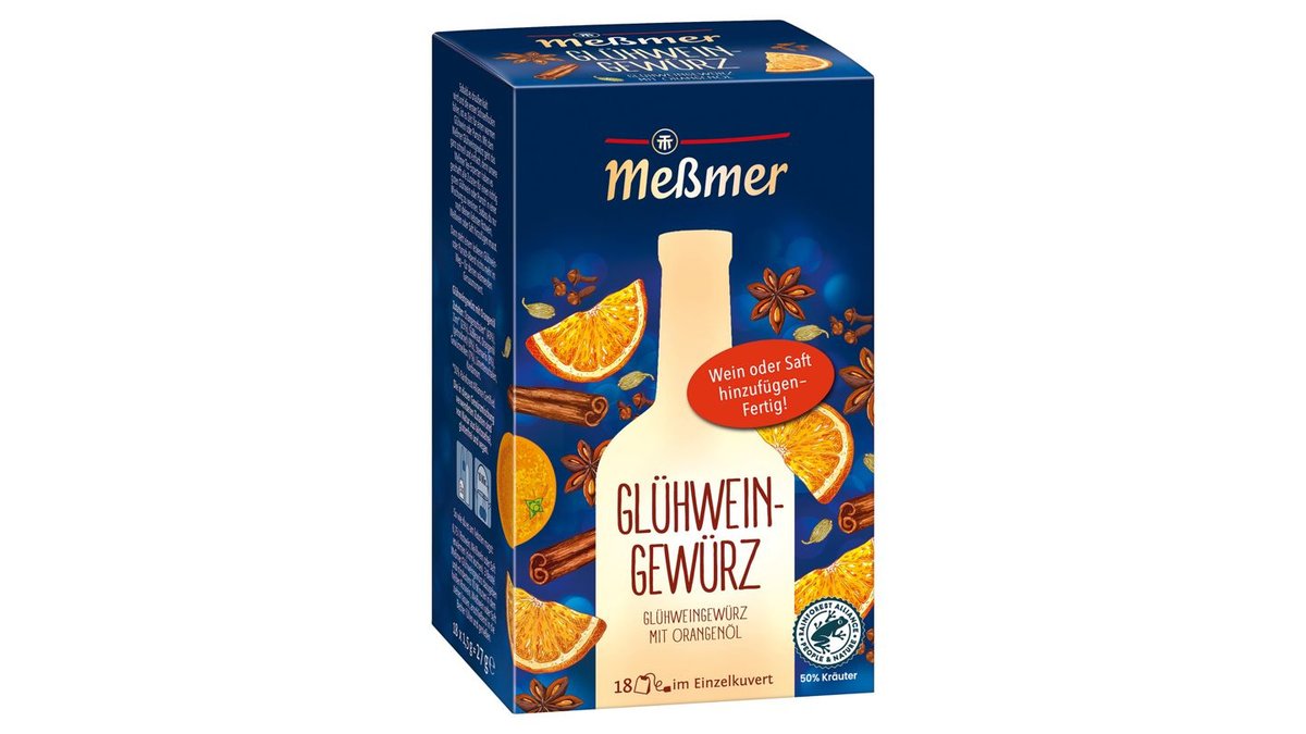 Messmer Glühweingewürz 18 stück, 27 g | Edeka Eren