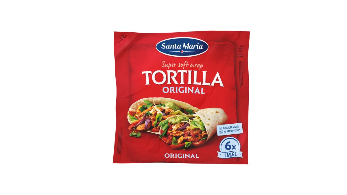 Santa Maria Tex Mex Original tortilla iso 6kpl 371g