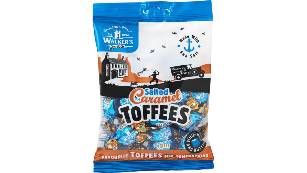 Walker's bags salted caramel 12 x 150 g 1800 g