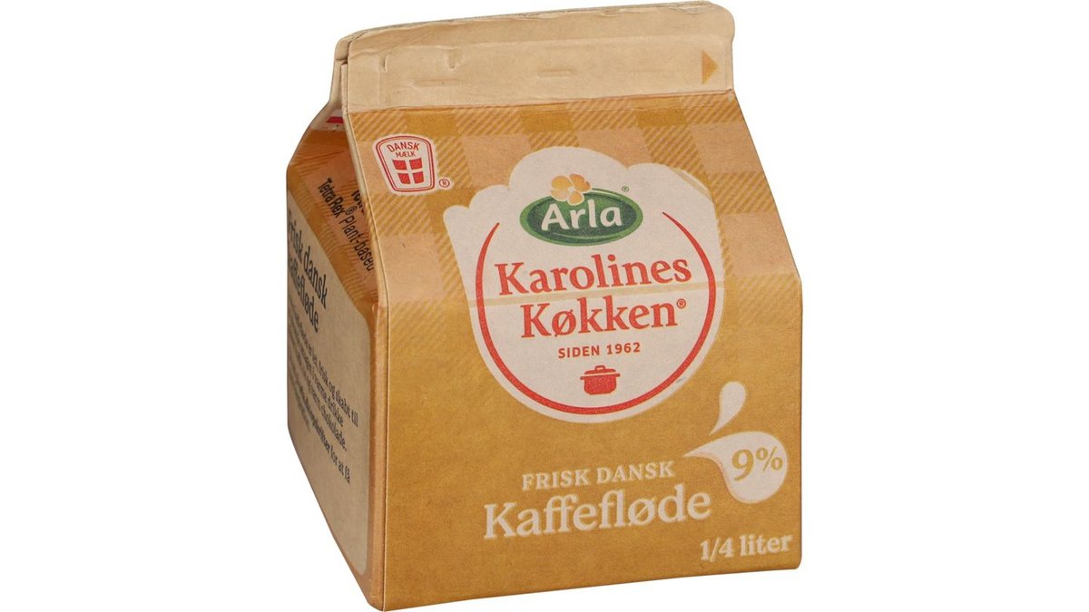 Arla Karolines Køkken® kaffefløde 9% 250 ml 250 ml