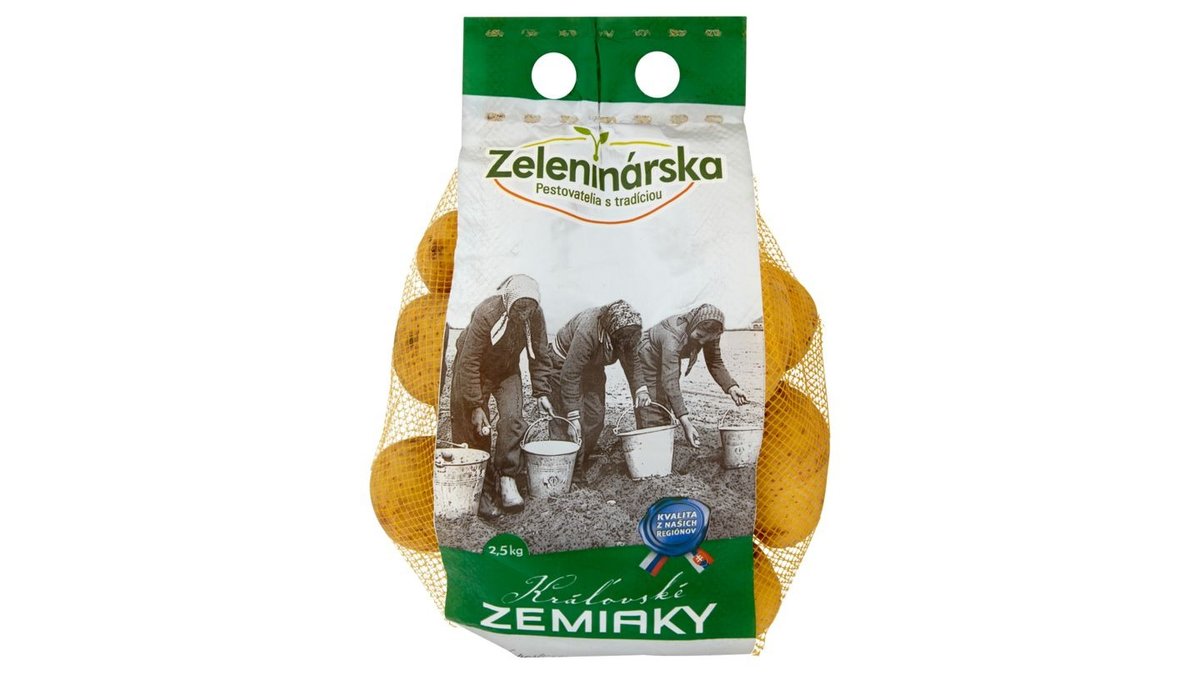Zeleninárska Kráľovské zemiaky skoré žlté, 2,5 kg