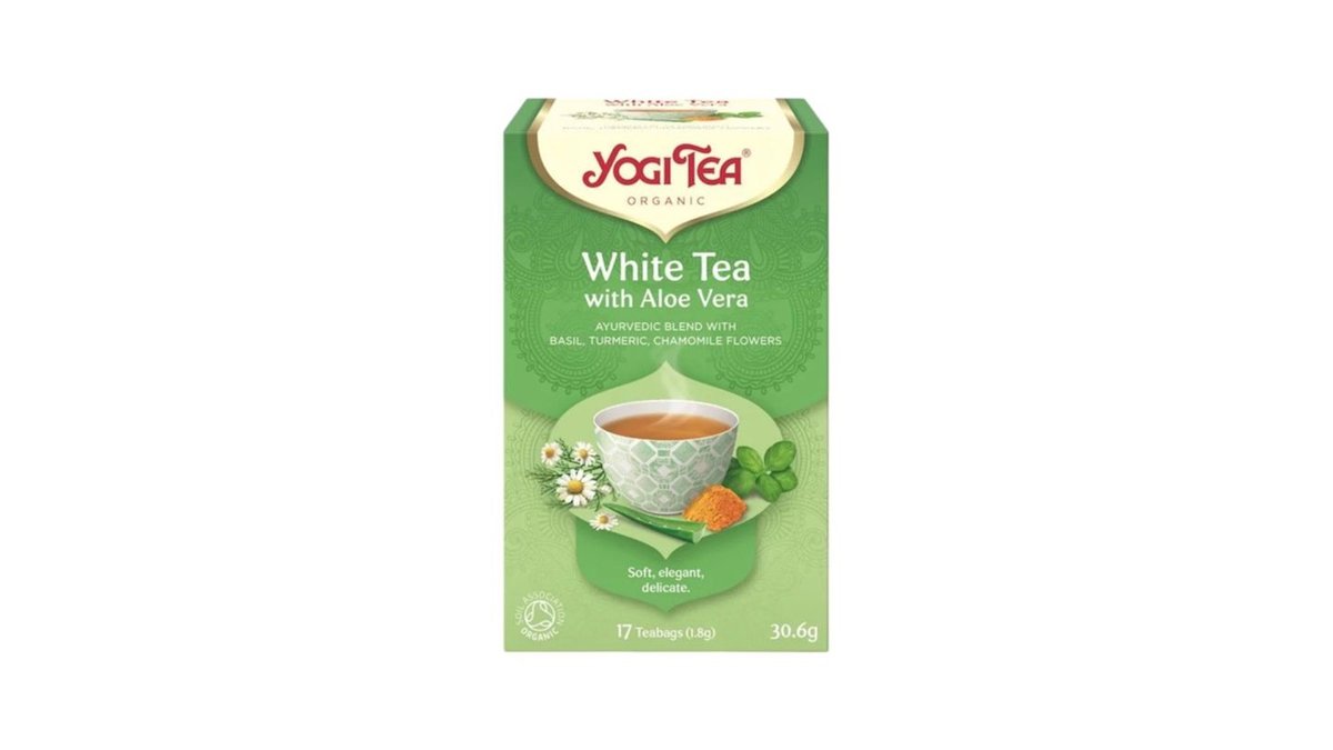 Yogi Tea White Tea Aloe Vera Bio 17tbs | Holland & Barrett My Mall | Wolt