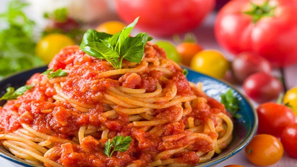 Image of Gattsuri Tomato Taiyo no Pasta Tokio